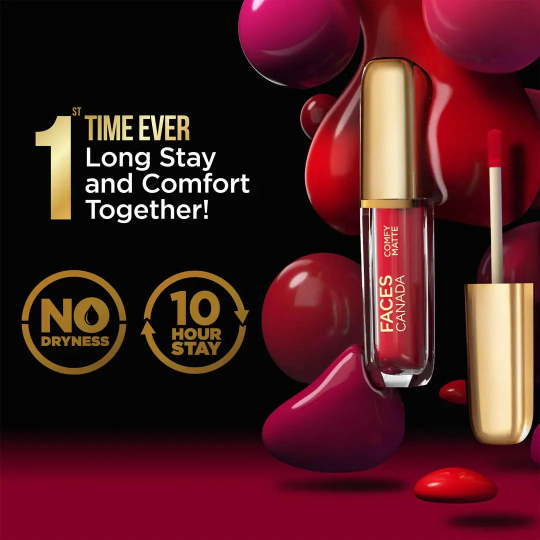 FACES CANADA Comfy Matte Liquid Lipstick - Getting Ready beautycart
