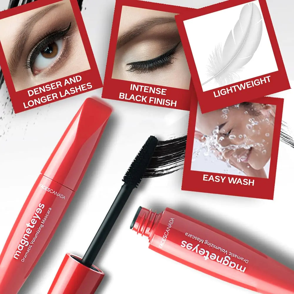 FACES CANADA Magneteyes Dramatic Volumizing Mascara - Black beautycart