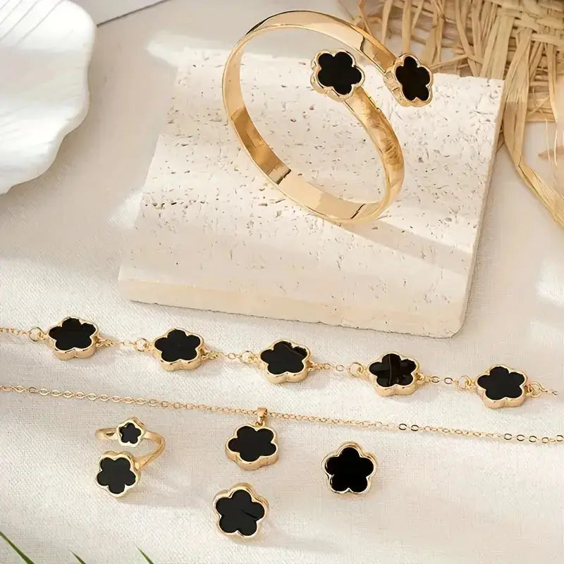 5pcs Women's Fashion Jewelry Set beautycart