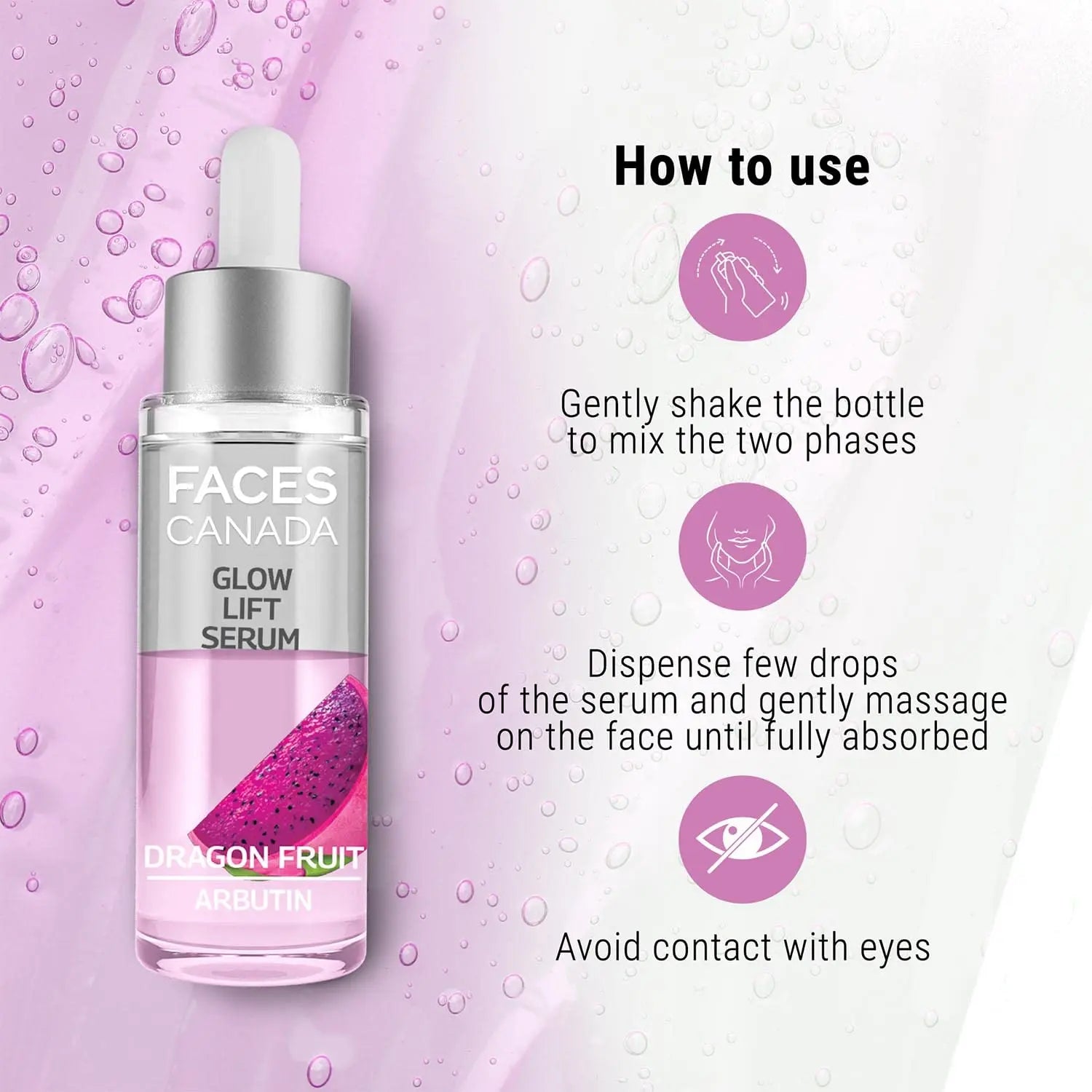 FACES CANADA  Dragon Fruit Glow Lift Serum beautycart