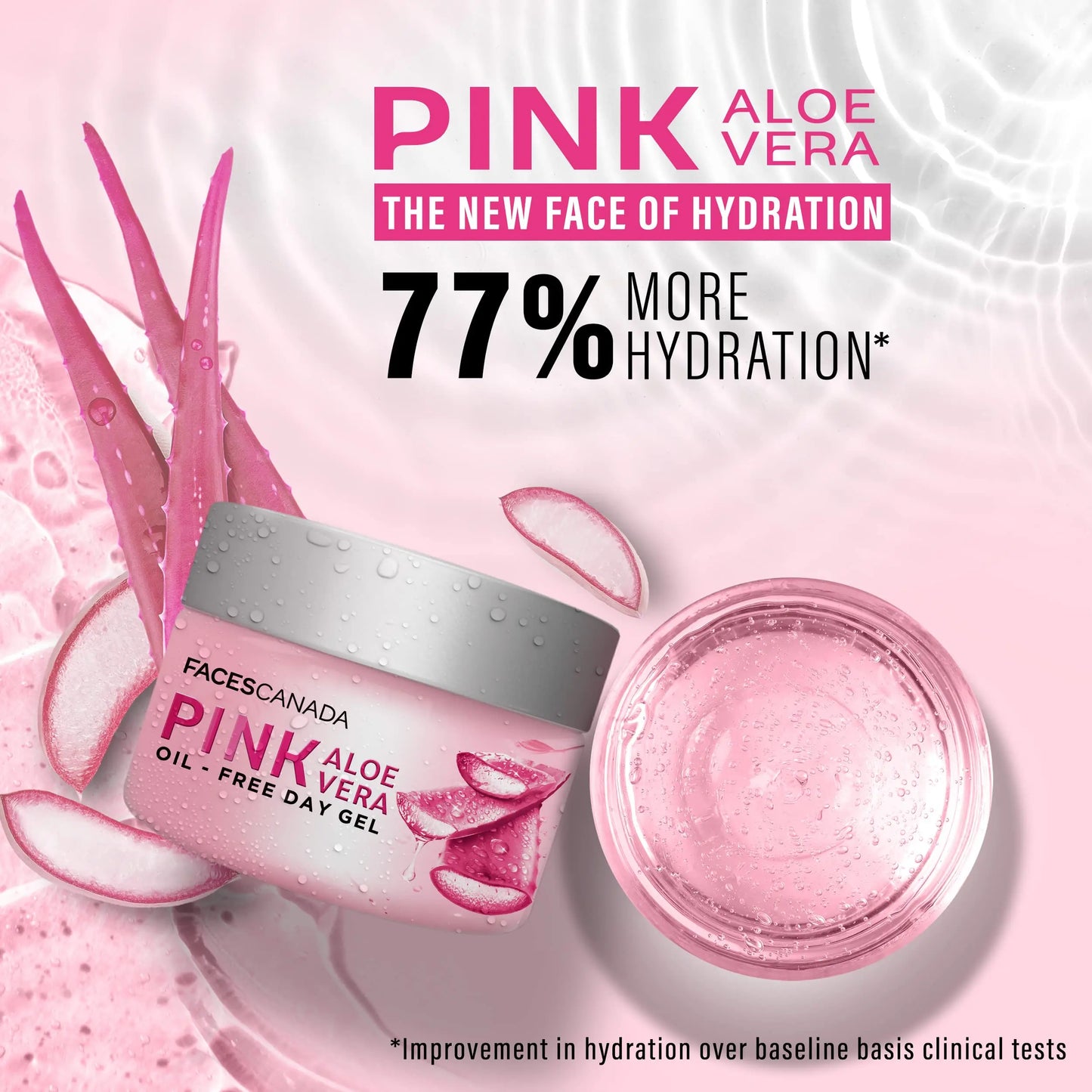 FACES CANADA Pink Aloe Vera Oil-Free Day Gel beautycart