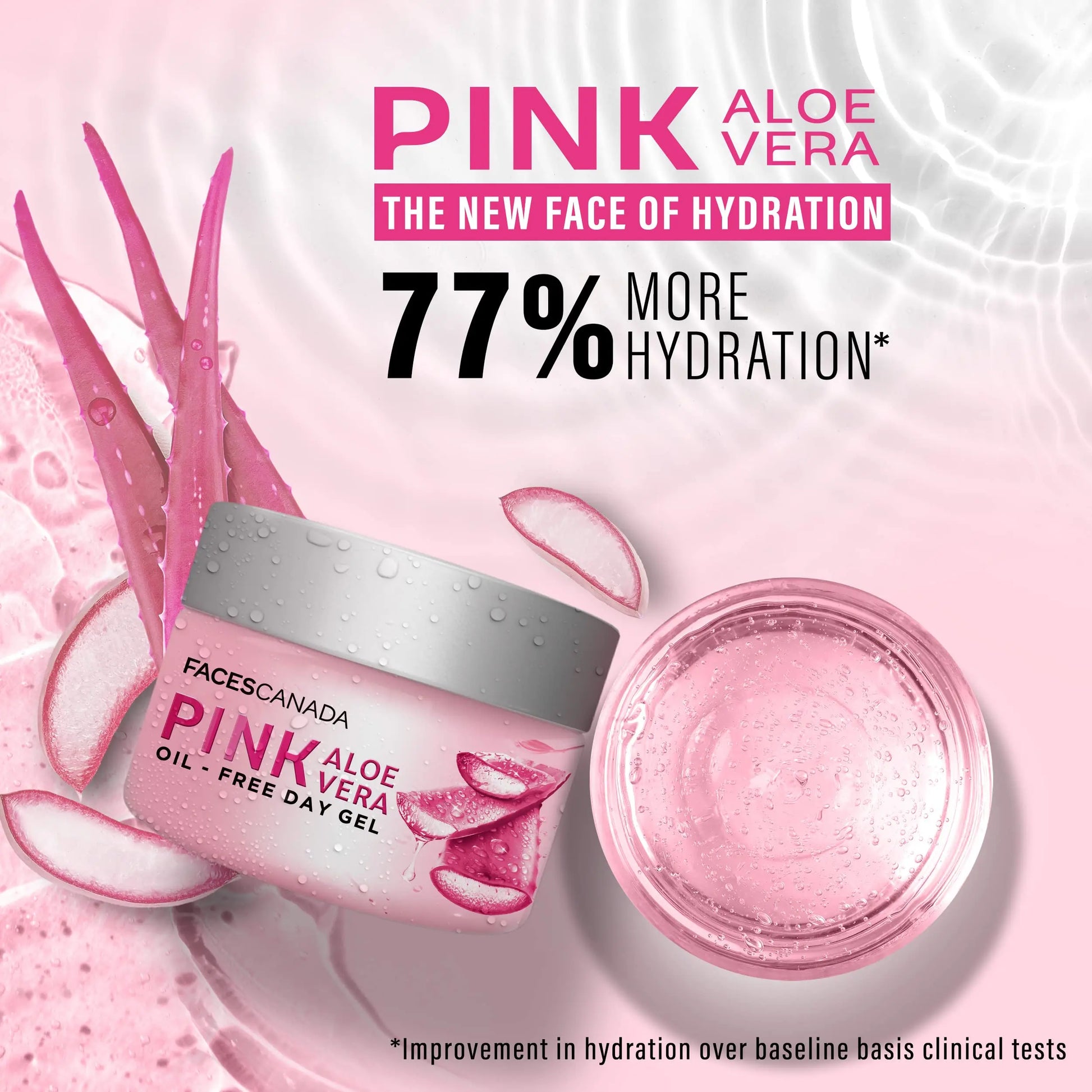 FACES CANADA Pink Aloe Vera Oil-Free Day Gel beautycart