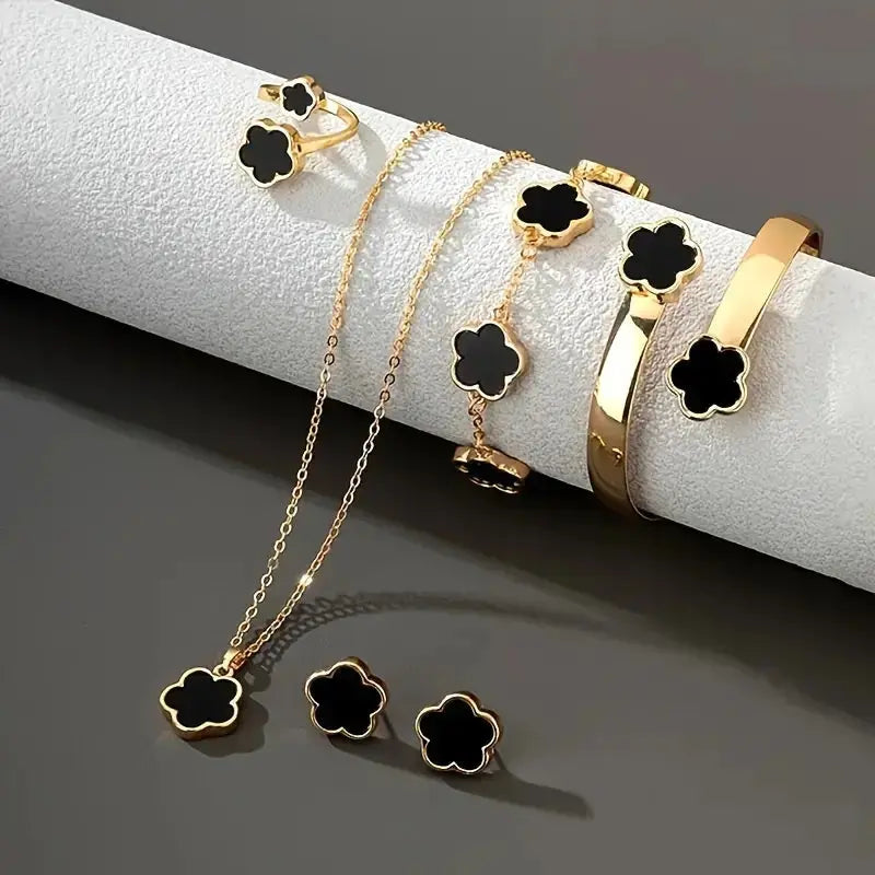 5pcs Women's Fashion Jewelry Set beautycart