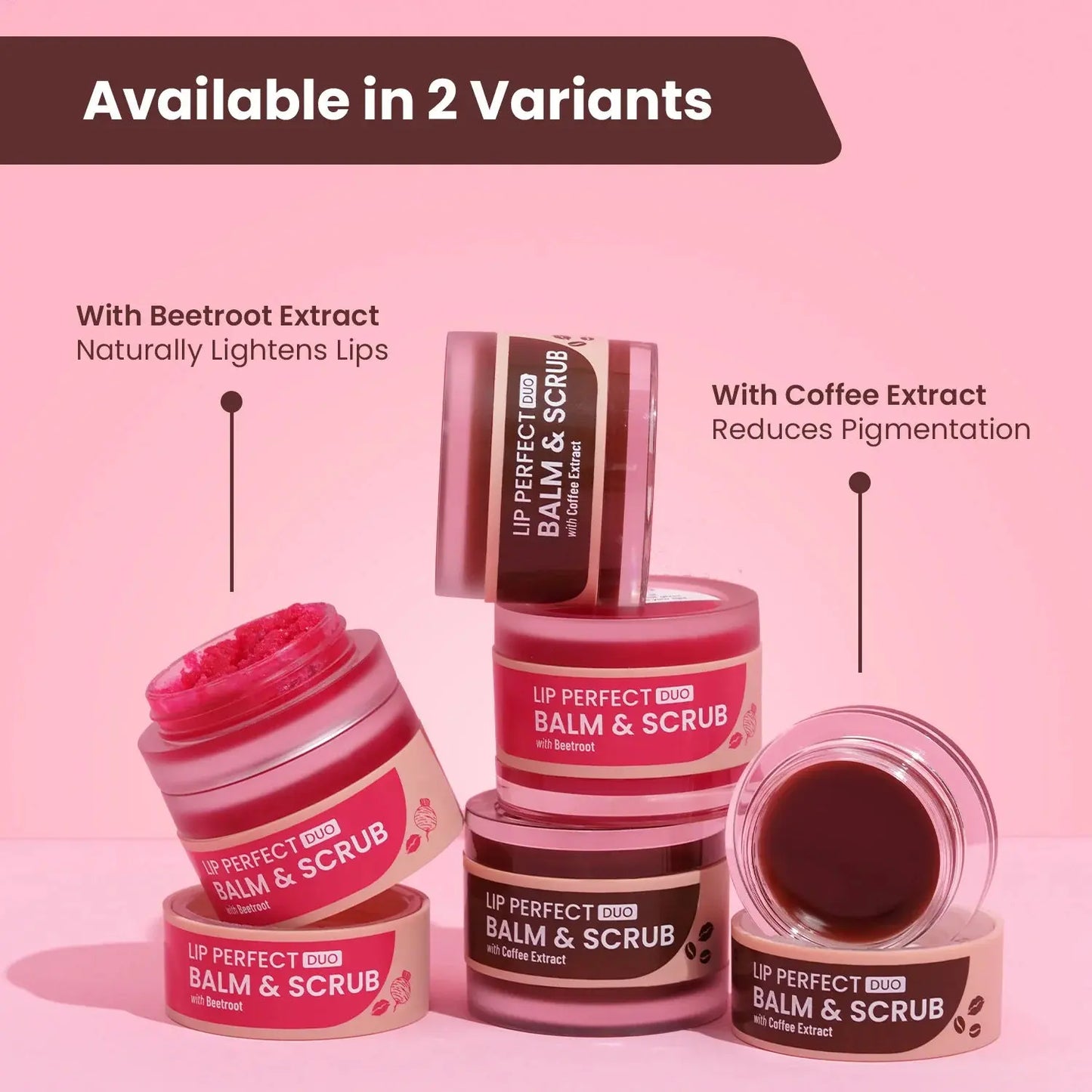 SWISS BEAUTY Lip Perfect Duo Balm & Scrub (Shade- Beetroot) beautycart